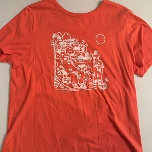 Old Navy Coral Graphic T-Shirt